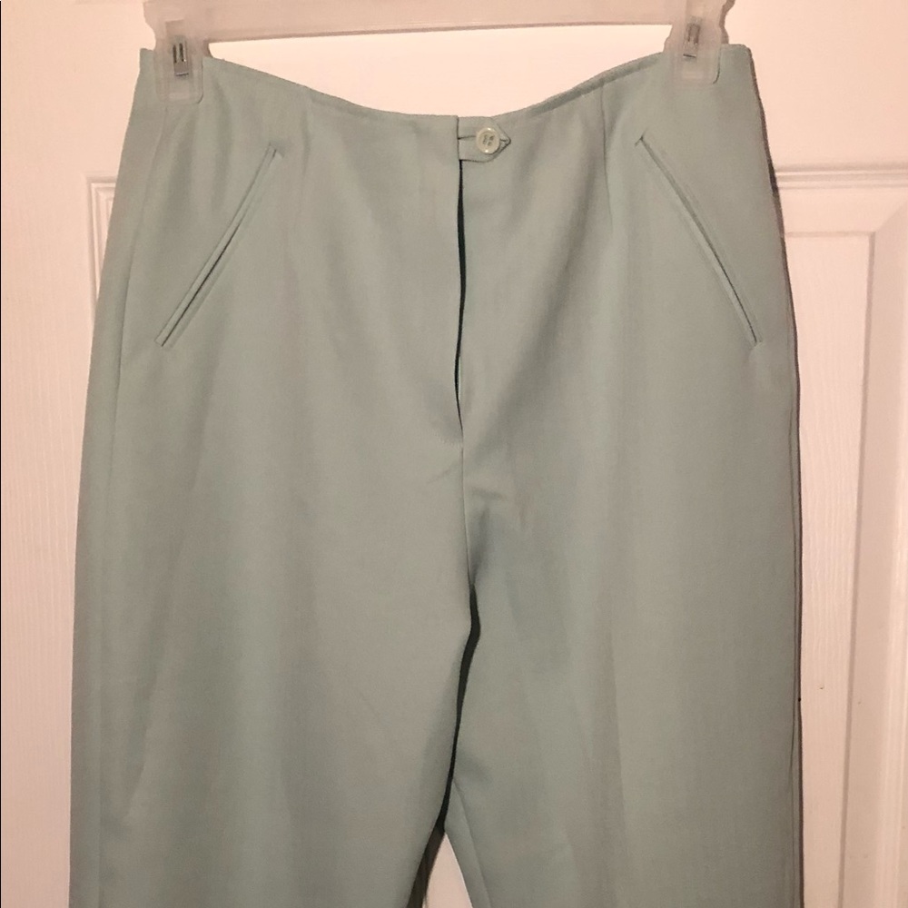 Aqua blue trousers